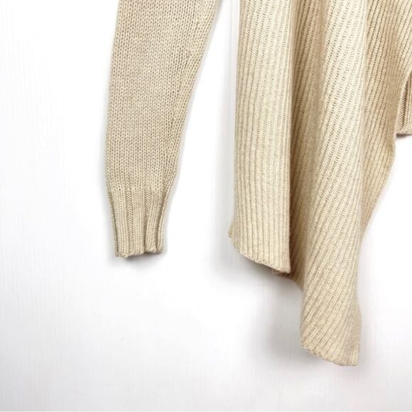 Vince Tan Wool & Yak Blend waterfall Open Cardigan Small - Picture 5 of 9